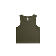 Wo's Organic Rib Crop Tank | 4064G