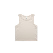 Wo's Organic Rib Crop Tank | 4064G