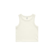 Wo's Organic Rib Crop Tank | 4064G
