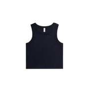 Wo's Organic Rib Crop Tank | 4064G