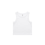 Wo's Organic Rib Crop Tank | 4064G