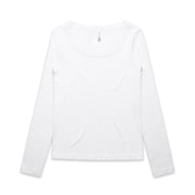 Wo's Organic Rib L/S Tee | 4075