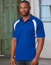 Men's CoolDry Micro-mesh Contrast Colour Polo