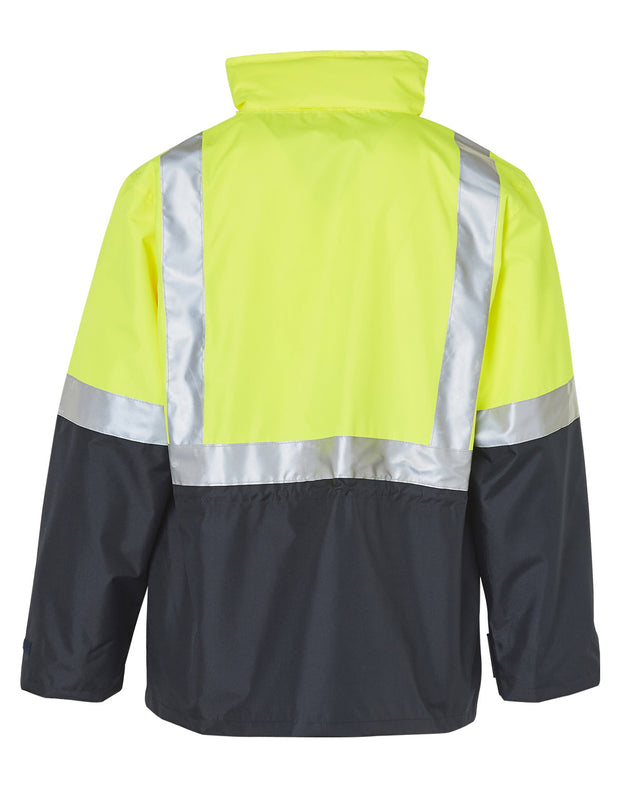 Hi-Vis Two Tone Rain Proof Safety Jacket With 3M Tapes