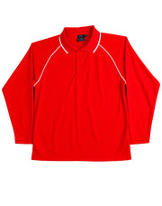 Men's cooldry raglan L/S polo