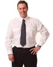 Unisex epaulette shirt,long sleeve.