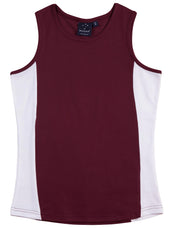ladies truedry contrast singlet
