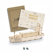 BRANDCRAFT Cargo Ship Wooden Model