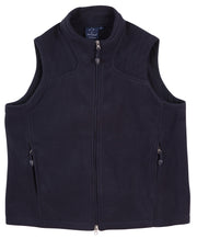 Man's bonded polar fleece vest