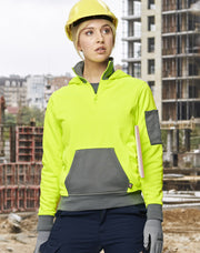 Hi-Vis Premium Fleece Two Tone Hoodie