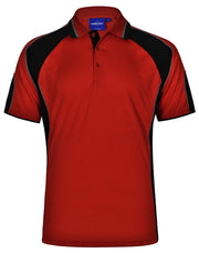Men's Cooldry Contrast Polo With Sleeve Panel