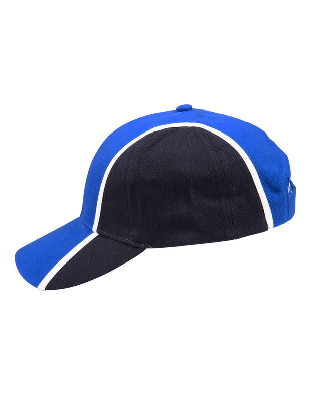 H/B/C tri-color baseball cap