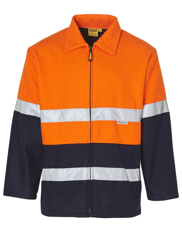 Hi-Vis Two Tone Bluey Safety Jacket with 3M Tapes