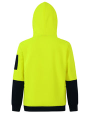 Hi-Vis Two Tone Water Resistant Fleece Hoodie