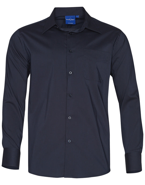 Mens L/S Teflon business shirt