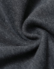 Adult's Close Front Contrast Fleecy Hoodie