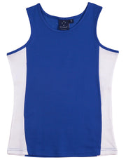 ladies truedry contrast singlet