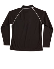 Ladies' cooldry raglan L/S polo