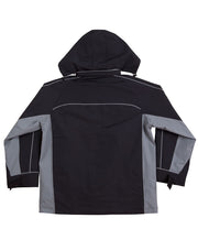 3 in 1 Jacket, silver relective piping