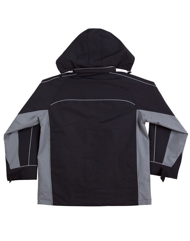 3 in 1 Jacket, silver relective piping