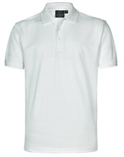 mens tight pique knit S/S polo