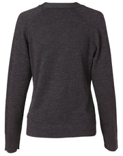 Women's 100% Merino Wool L/S Cardigan