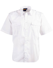 Unisex epaulette shirt ,short sleeve.
