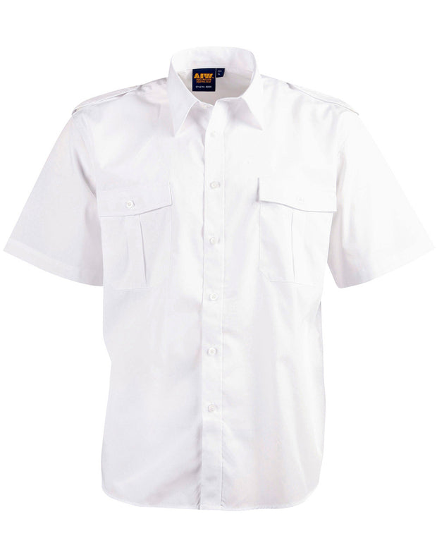 Unisex epaulette shirt ,short sleeve.