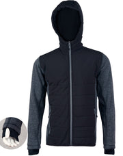 Men's Heather Sleeve/Quilted Body Jacket