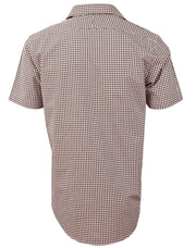 Men's Gingham Check S/S Shirt