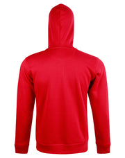 Men's Full Zip Contrast Fleece Hoodie