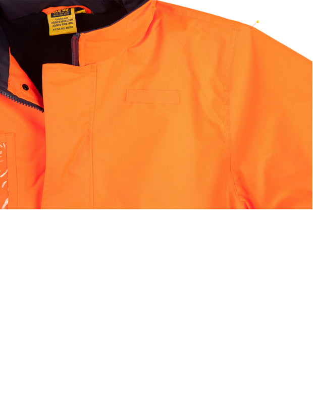 Hi-Vis Long Line Safety Jacket With 3M Tapes