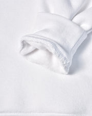 Kids' Close Front Contrast Fleecy Hoodie