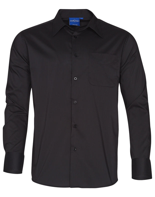 Mens L/S Teflon business shirt
