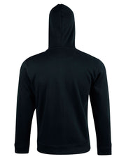 Men's Full Zip Contrast Fleece Hoodie