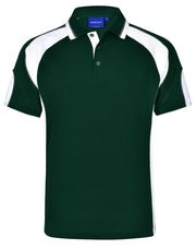 Men's Cooldry Contrast Polo With Sleeve Panel