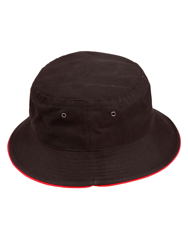 soft washed sandwich bucket hat