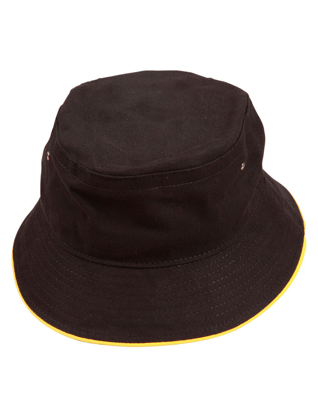 soft washed sandwich bucket hat