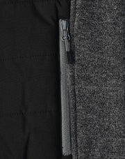 Ladies' Heather Sleeve/Quilted Body Jacket