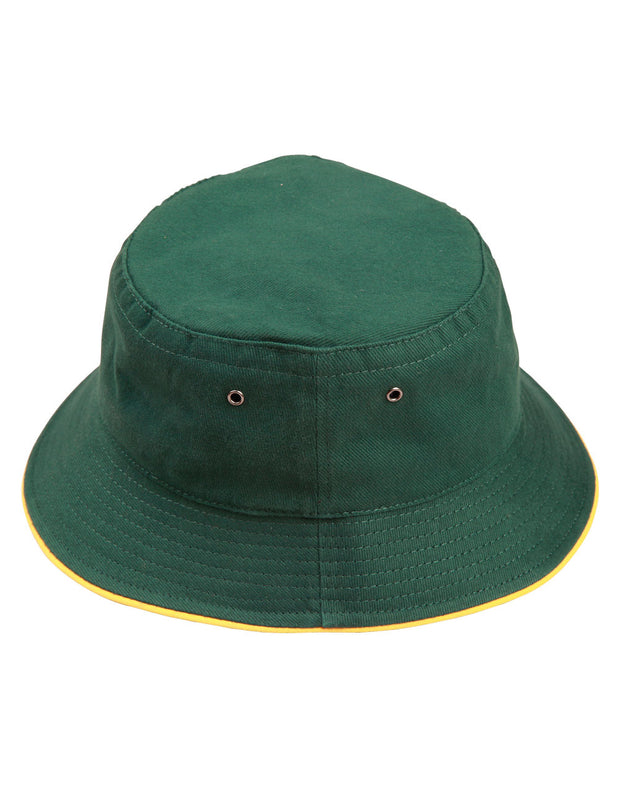 soft washed sandwich bucket hat