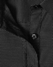 Ladies' Pin Dot Stretch L/S Shirt