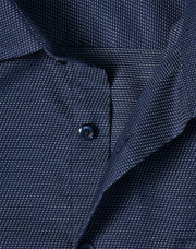 Men's Pin Dot Stretch L/S Shirt