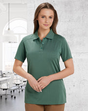 ladies bamboo charcoal S/S Polo