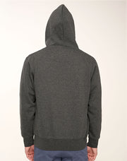 Adult's Close Front Contrast Fleecy Hoodie