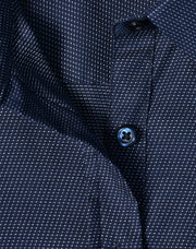 Ladies' Pin Dot Stretch L/S Shirt