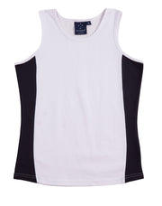 ladies truedry contrast singlet