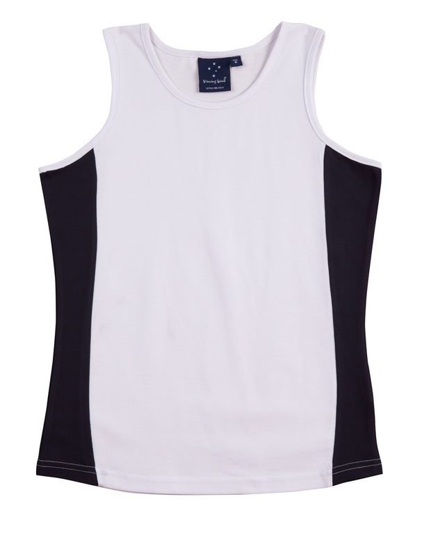 ladies truedry contrast singlet