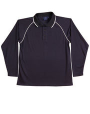 Men's cooldry raglan L/S polo