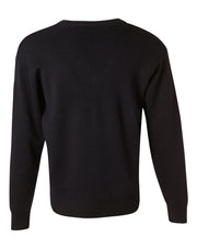 V Neck Wool / Acrylic Knit Jumper