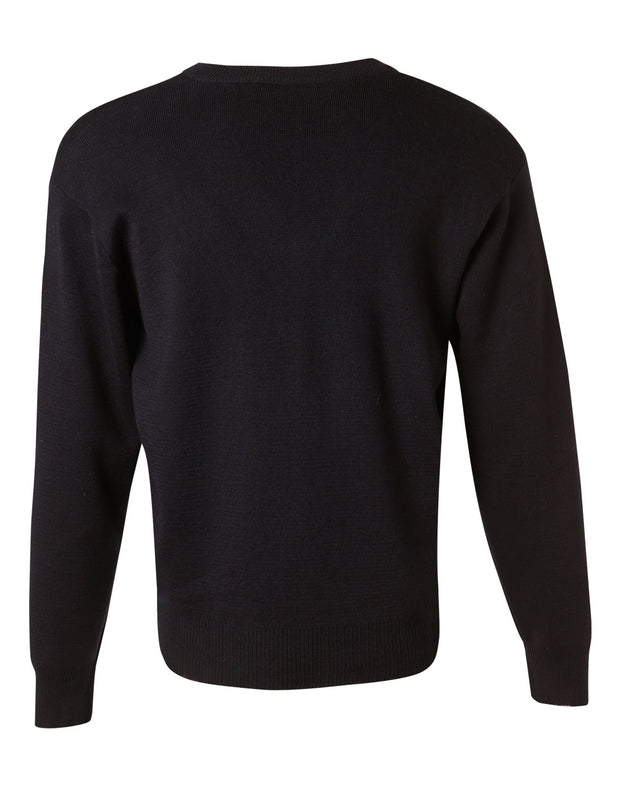 V Neck Wool / Acrylic Knit Jumper